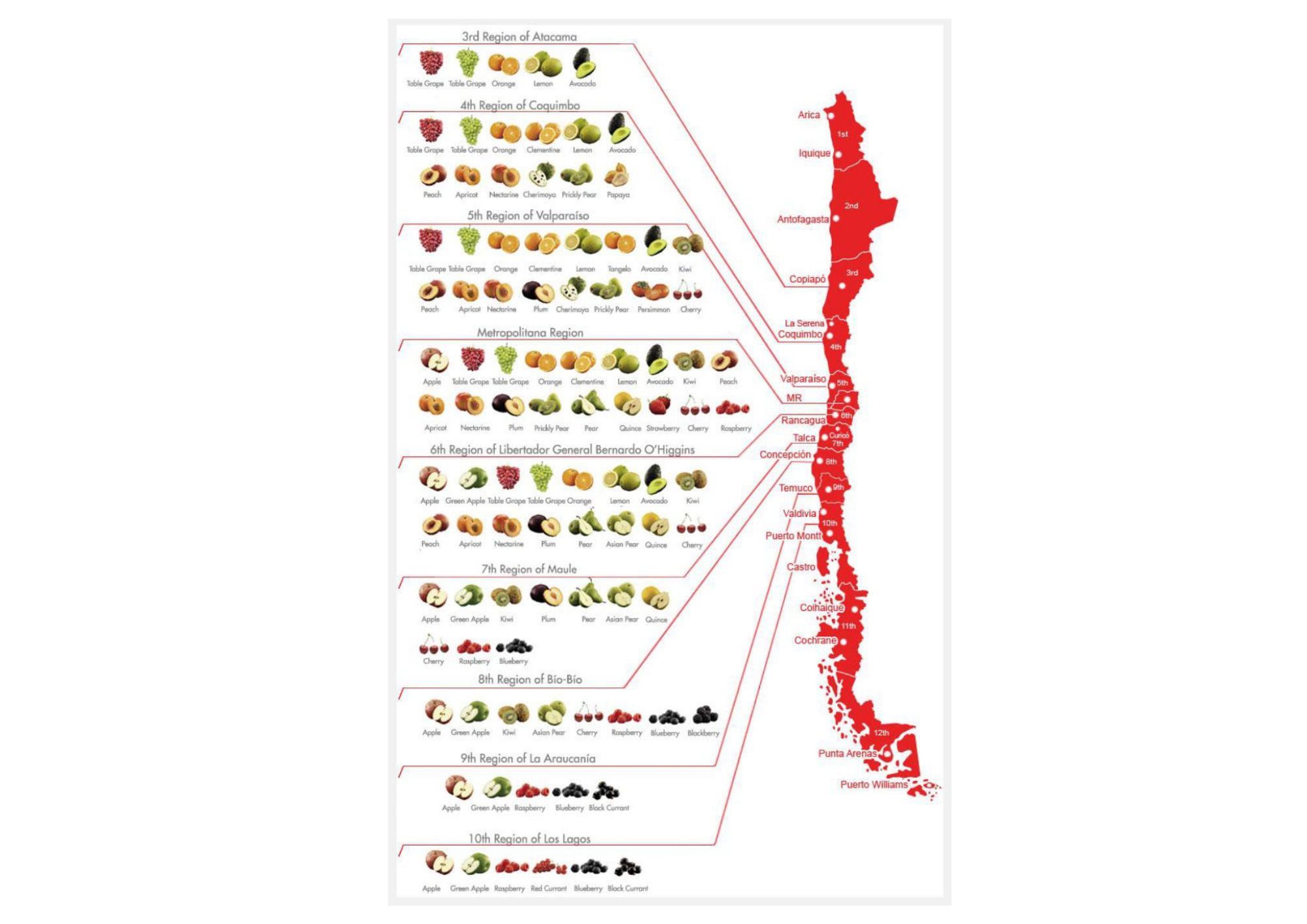 MAPA DE CHILE